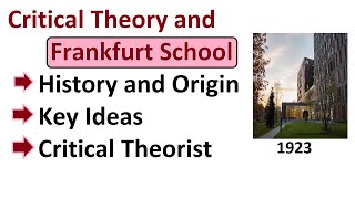 Critical Theory and Frankfurt School Explained frankfurt [upl. by Courtund]