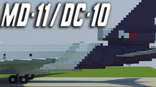 McDonnell Douglas DC10MD11  Minecraft [upl. by Rebba]