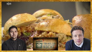 Jamie Oliver bei Tim Mälzer kocht  Schweinebraten [upl. by Kado]