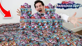 Opening 100x Pokémon Paradox Rift Booster Packs [upl. by Anilam]