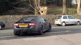 Jaguar XKR Supercharged V8 Acceleration Sound [upl. by Lydia]