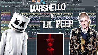 Marshmello X Lil Peep  Spotlight  Remake  FLP [upl. by Anestassia]