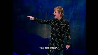 EDDIE IZZARD  DRESS TO KILL  CAKE OR DEATH [upl. by Freedman]