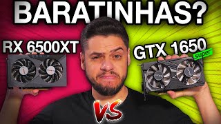 RX 6500 XT COMPENSA Comparativo com GTX 1650S PCi 30 vs 40 PREÇO desempenho e GAMES lado a lado [upl. by Erde964]