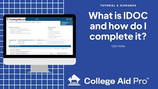 What is IDOC and how do I complete it [upl. by Martz]