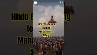 hindu gods coming in mahakumbh satyug sanatandharma reels love ytshorts om shiv devta [upl. by Feenah]