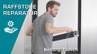 Raffstore Behang Ein und Ausbau von Schlotterer [upl. by Claudell]