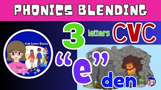 Three Letter Words Preschool Learning  3 Letter Words Kids Education Video  3 Letter Words [upl. by Stoeber107]