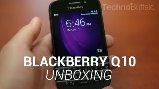 Blackberry Q10 Unboxing [upl. by Ahsiekim]