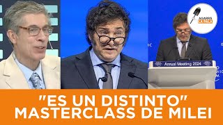 Etchebarne LLENÓ DE ELOGIOS a Milei por su CLASE MAGISTRAL en Davos quotEs un distintoquot [upl. by Beatriz712]