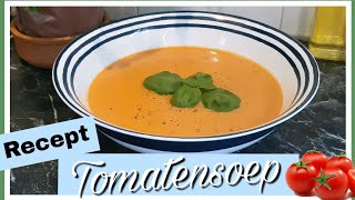 Hoe maak je de lekkerste tomatensoep 🍅 Recept voor 4 personen [upl. by Aizahs770]