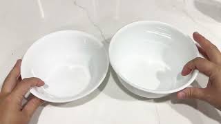 Corelle Vitrelle 28oz Soup Cereal Bowls  REVIEW [upl. by Annirtak103]