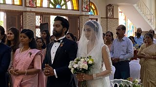 Balu Varghese Gets Married Actress Aileena  Balu Varghese Wedding Video [upl. by Adnohrahs]