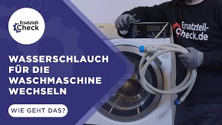 Wasserschlauch für die Waschmaschine wechseln Wie geht das [upl. by Anihsat]