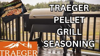 Traeger Grill Pro Series 34 Wood Pellet Grill Set Up Seasoning Review  Wood Fire Cooking [upl. by Anitsihc512]