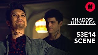 Shadowhunters Season 3 Episode 14  Malec Disagree About Magic  Freeform [upl. by Airym]