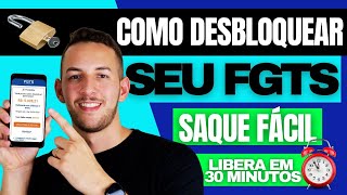 Como LIBERAR E SACAR FGTS BLOQUEADO  Receba em MINUTOS Passo a Passo FÁCIL 2024 [upl. by Artapoelc]