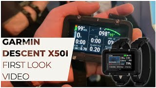 New Garmin Descent X50i Quick Look at DEMA 2024 [upl. by Ardnoik632]