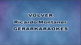 Volver  Ricardo Montaner  Karaoke [upl. by Grote]