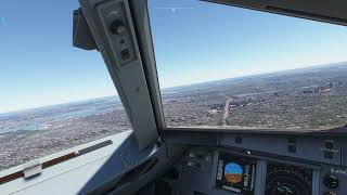 LaGuardia Rnav X 31 landing [upl. by Herman901]