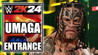 WWE 2K24 Umaga Entrance Cinematic [upl. by Ateikan]