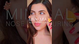 Minimal Nose Contouring Technique 🤏😌 makeup makeuptutorial nosecontouring makeuptips minimal [upl. by Azenav566]