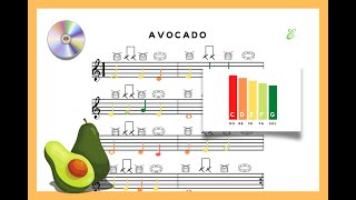 Avocado BoomWhacker Playalong for C D E F G [upl. by Maisel]