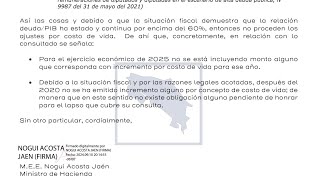 Empleados del sector Público sin reajuste por costo de vida para el 2025 [upl. by Aihsyn884]