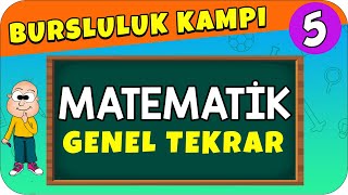 5Sınıf Matematik  Bursluluk Sınavı Genel Tekrar [upl. by Tsyhtema463]