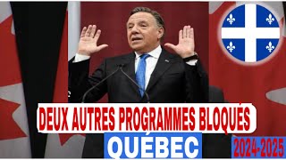 DEUX PROGRAMMES D’IMMIGRATION BLOQUÉS PR LE QUÉBEC [upl. by Pammi541]