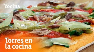 Cómo hacer coca de verduras y sardinas  Torres en la Cocina  RTVE Cocina [upl. by Tlihcox]