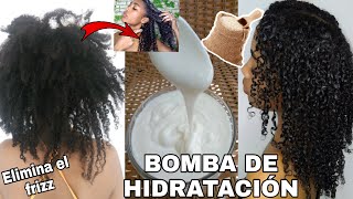 MASCARILLA NUTRITIVA HIDRATANTE DE ARROZ PARA PELO AFRO RESECO Y MALTRATADO 💦Rachell Santos [upl. by Elton497]