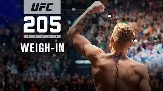 UFC 205 Official Weighin [upl. by Akcirret]