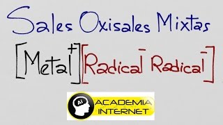 Sales Oxisales Mixtas [upl. by Bartko]