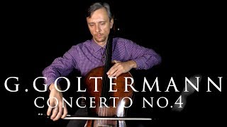 Goltermann 4 Concerto no 4 Mov 1 in Fast and Slow tempo  Practice with Cello Teacher [upl. by Lemar]