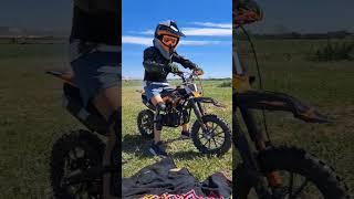 50cc dirtbike 50cc motocross dirtbike pw50 paseo f followme ktm50 montaña [upl. by Dittman69]