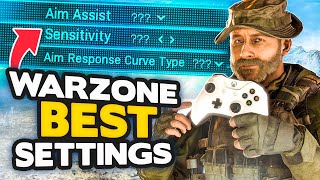 Warzone Season 4 All BEST SETTINGS for CONSOLE  PC Modern Warfare Tips [upl. by Anattar775]