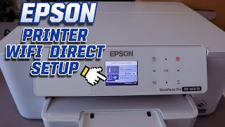 Epson Printer WIFI Direct Setup A StepbyStep Guide [upl. by Fritzsche]