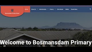 Bosmansdam Primary Website Design [upl. by Pascale323]