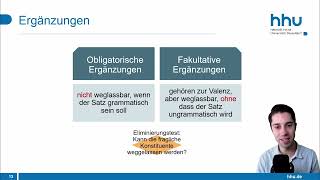 Valenz und Dependenz  Grammatik [upl. by Deach]