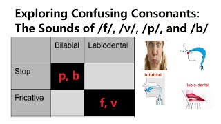 Fricatives f and v [upl. by Walt]