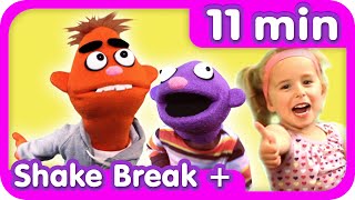 Shake Break  More  Excercise Songs for Kids  Pancake Manor [upl. by Starla]