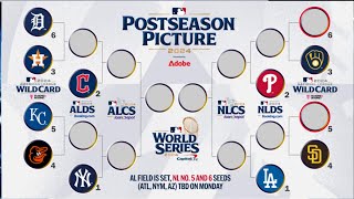 MLB Playoffs 2024 Playoff Picture Bracket Standings  MLB standings 2024  MLB standings today [upl. by Anselma]