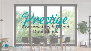 How to Install Prestige Conservatory amp BiFold Door Blinds [upl. by Ynabla]