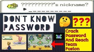 How to get password at Fusion Labs in pokemon glazed [upl. by Furiya]