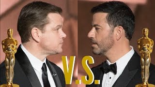 Jimmy Kimmel and Matt Damon Oscars 2017 Feud Compilation [upl. by Ellehsal539]