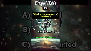 English Synonym Quiz Short english synonyms puzzle quiz trivia quiztime vocabulary shorts [upl. by Ede]