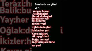 Burçların en güzel yerleri☺ keşfet [upl. by Ariuqahs]