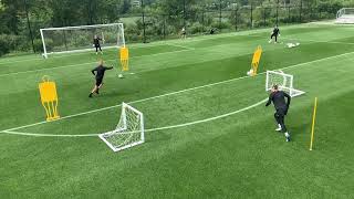 2021 NWSL Goalkeeper Training  2021 Review [upl. by Elvina]