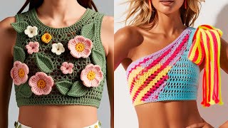 Trendsetting Crochet Crop Top Ideas You’ll Want to Add to Your Collection [upl. by Helenka]